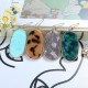 4Pairs Oval Acrylic Dangle Earrings For Women Lightweight Leopard Blue Green Shell Beige Mottled Resin Statement Oval Drop Earrings Set 4Pairs Oval Acrylic Dangle Earrings For Women Lightweight Leopard Blue Green Shell Beige Mottled Resin Statement Oval Drop Earrings Set
